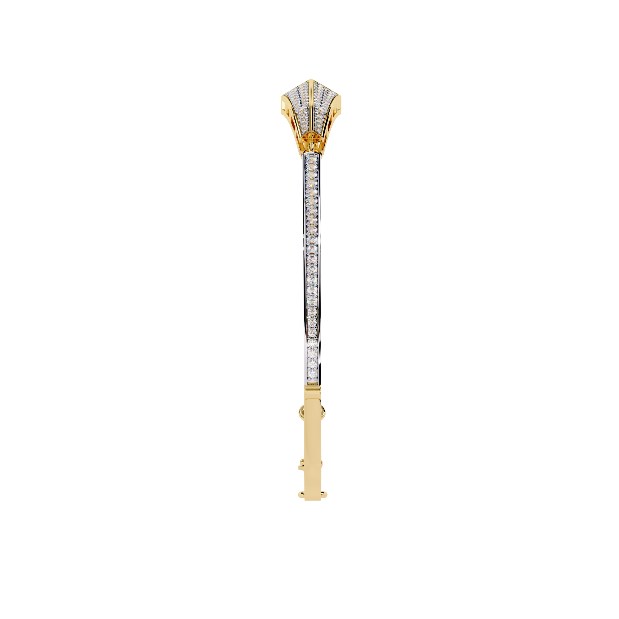 Solitairekart 0.55ct Art Deco Natural Diamond Arrow Bracelet-HI Color, VS-SI Clarity